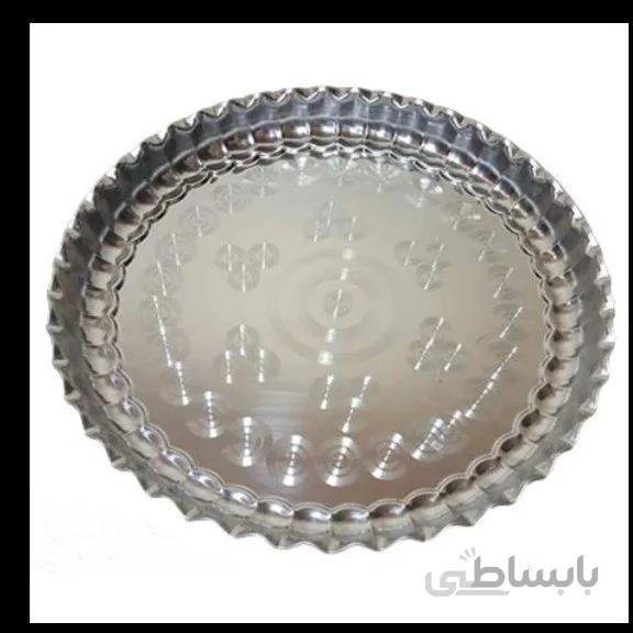 سینی استیل 35 سانت لب کنگره