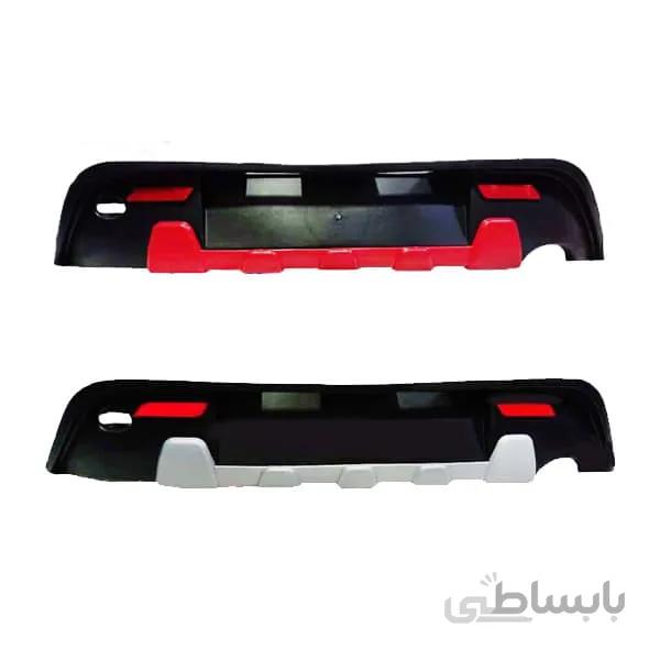 دفیوزر سپر عقب تیبا هاچبک new (2 رنگ) دیفیوزر اسپرت Tiba2