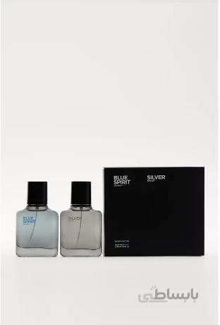 عطر مردانه سیلور و بلو اسپریت SILVER + BLUE SPIRIT (30میلی لیتر + 30 میلی لیتر)