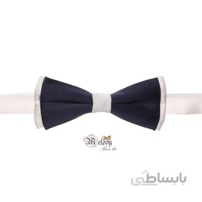 پاپیون سری نینو - بچگانه (سرمه ای مات و سفید)