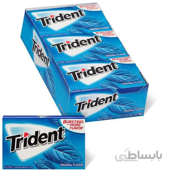 آدامس تریدنت نعناع یخ بسته ۱۲ عددی – Trident Original Flavor peooermint gum