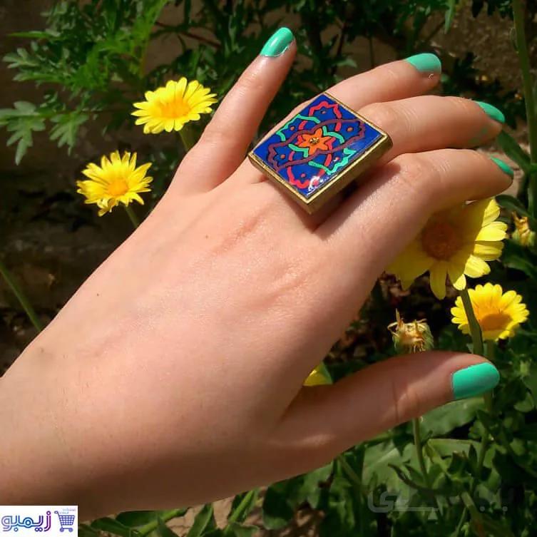 انگشتر برنزی زنانه