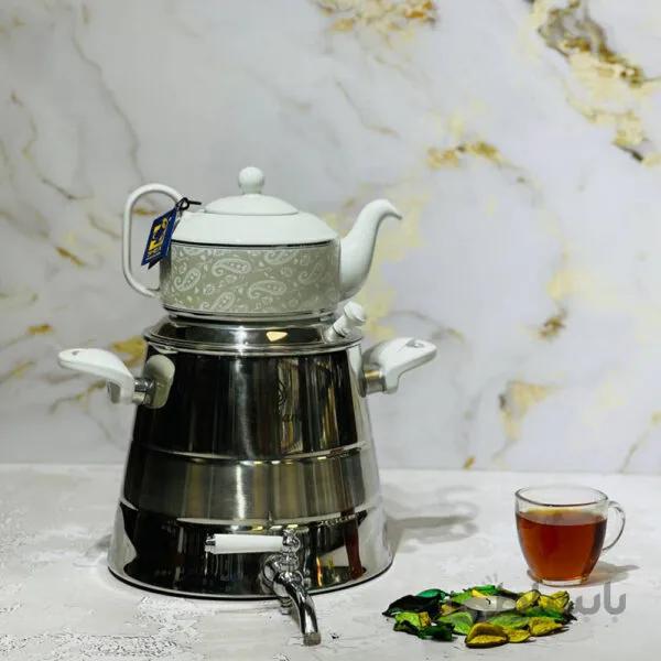 کتری قوری روهام مدل ستیا 6 لیتری رنگ سفید