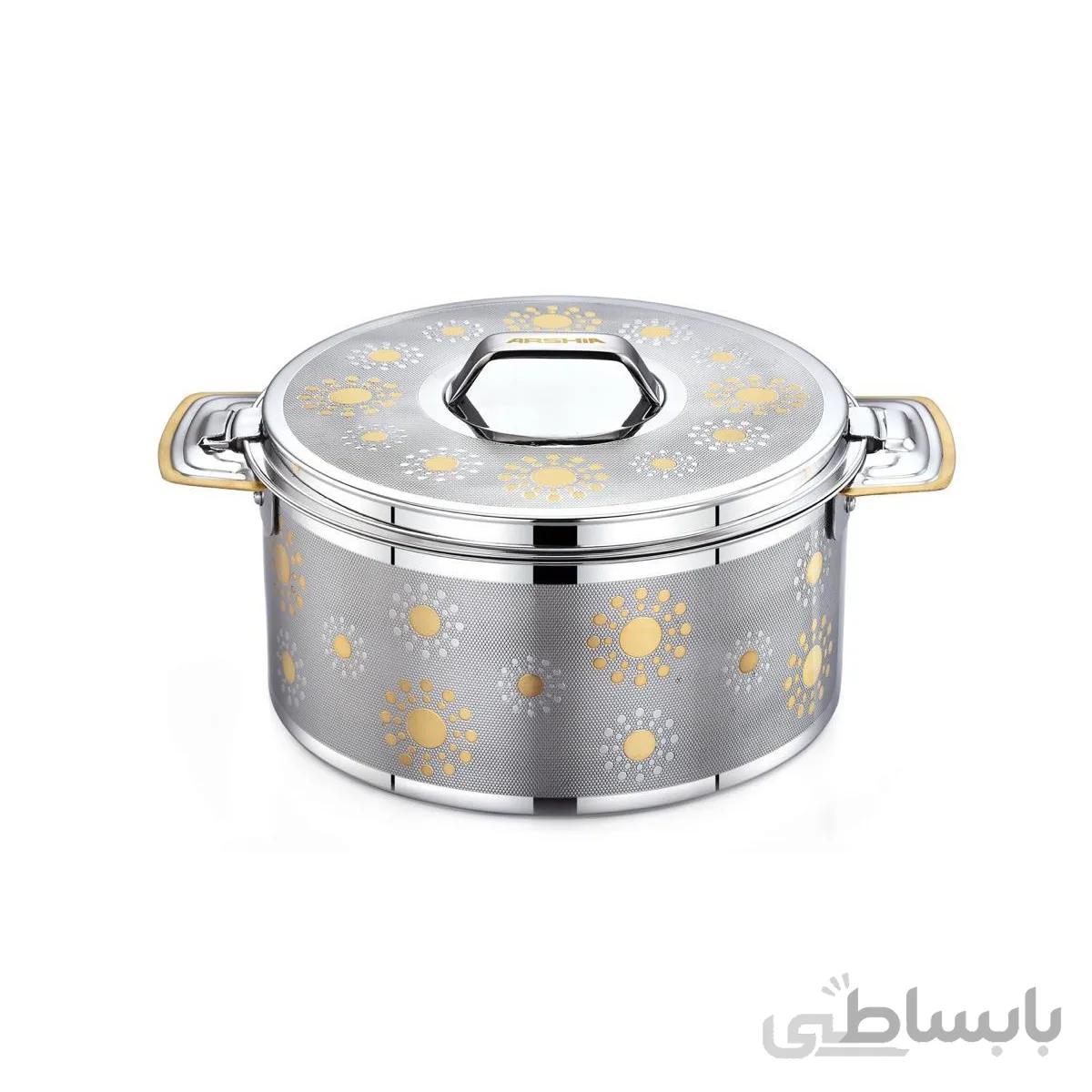 قابلمه گرم نگهدارنده ی غذا عرشیا مدل HP110 2701 ظرفیت 2.5 لیتر ا ARSHIA HP110-2701 Hotpot Bubble Design