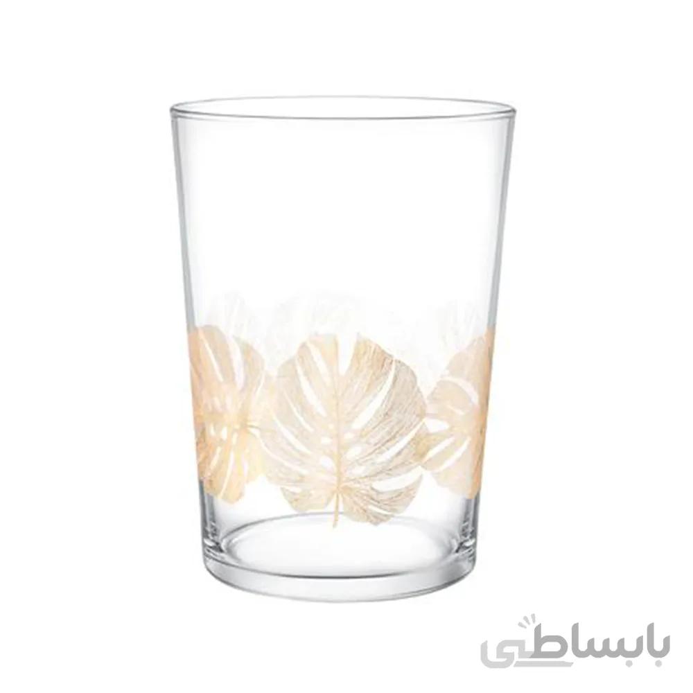 لیوان مادام کوکو (Madame Coco) مدل Pierretta Golden Leaves بسته 4 عددی