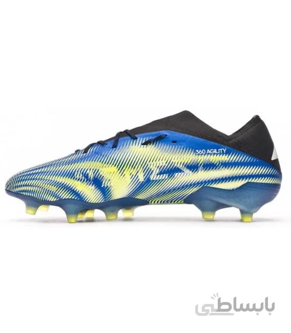 کفش فوتبال آدیداس نمزیز های کپی Adidas Nemeziz .1 FG AG Superlative Blue White Yellow