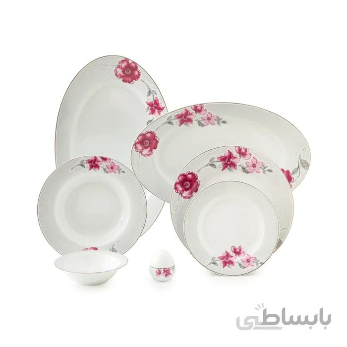سرویس چینی ۲۸ پارچه چینی زرین سری ایتالیا اف مدل کردوبا