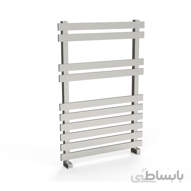 حوله خشک کن استیل سرخاب کروم مات