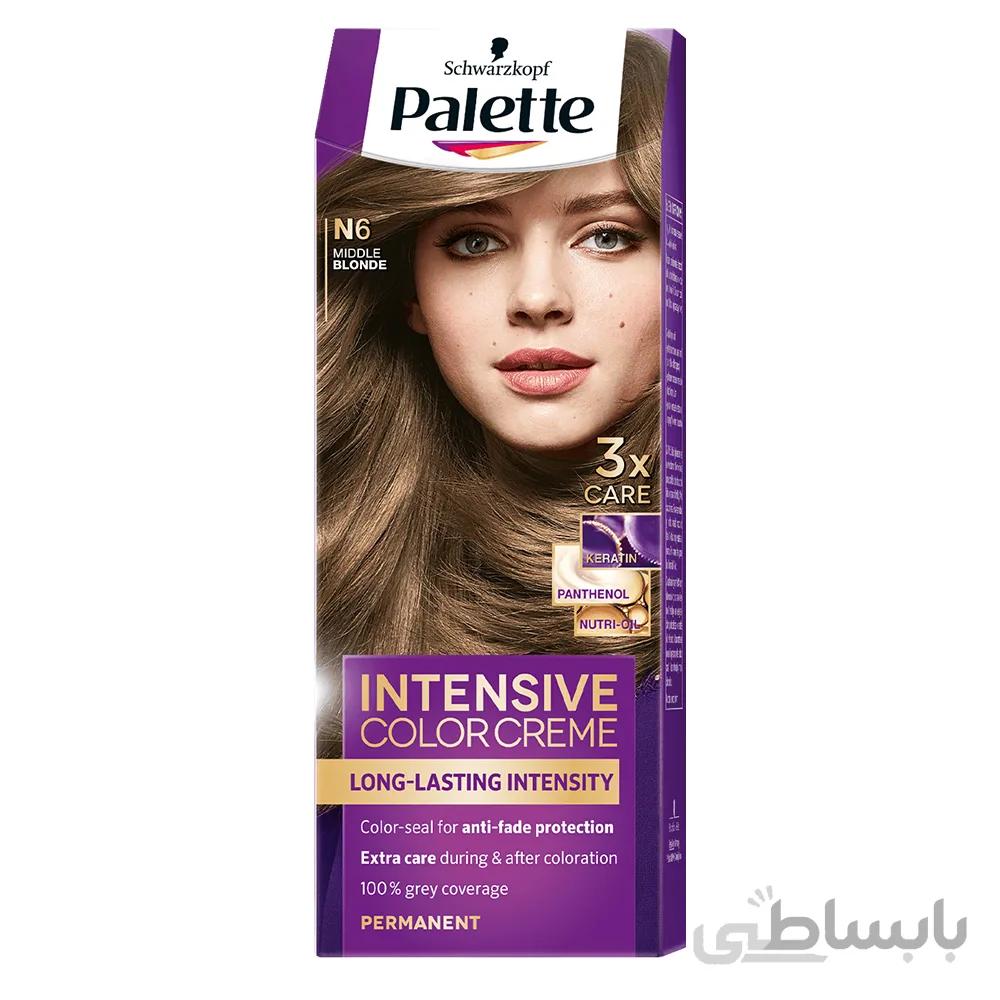 رنگ مو بلوند متوسط پالت کد 0-7 ا Palette Intensive Color Cream Medium NO7-0