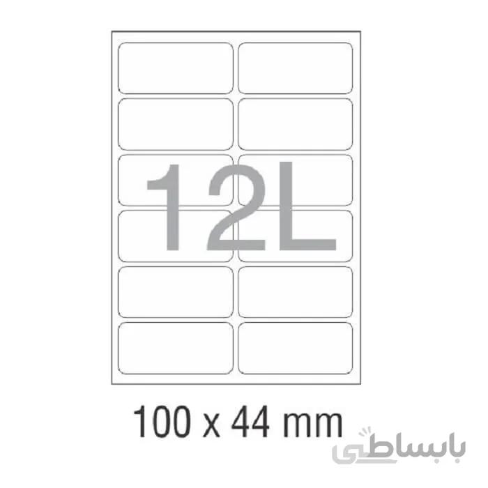 کاغذ پشت چسب دار A4 برش خورده نواجت مدل 12L