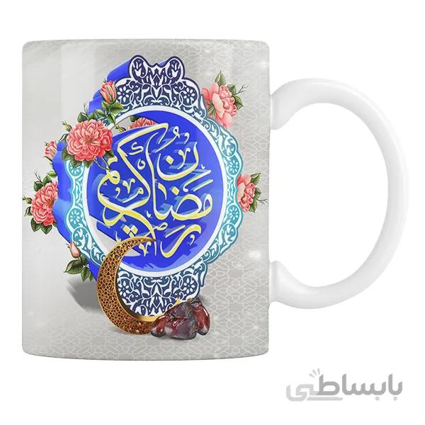 لیوان سرامیکی ماه رمضان