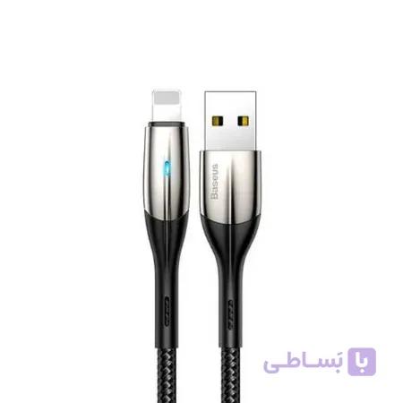 کابل تبدیل USB به لایتنینگ باسئوس مدل Horizontal CALSP-B طول 1 متر