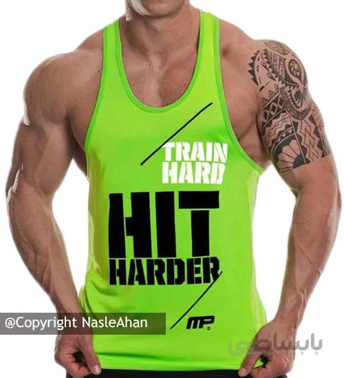 رکابی سبز MP مدل Train Hard
