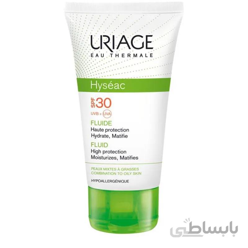 کرم ضد آفتاب فلوئید هیسه اک SPF +50 اوریاژ ا HYSEAC FLUID SPF50