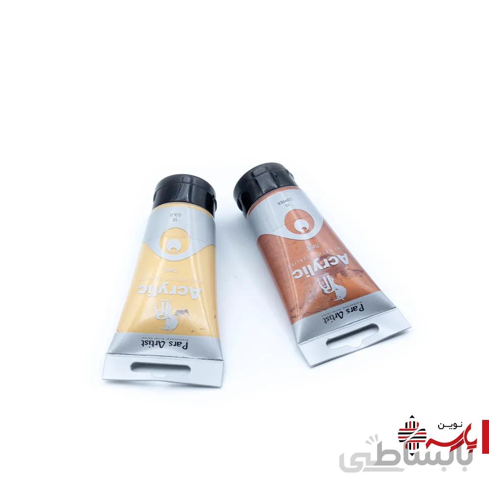 رنگ اکریلیک متالیک 75 میل پارس آرتیست [رنگ:سفیدصدفی 54]