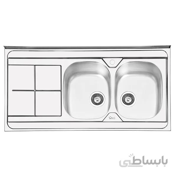سینک ظرفشویی ایلیا استیل مدل 1041 ا iliasteel sink model 1041