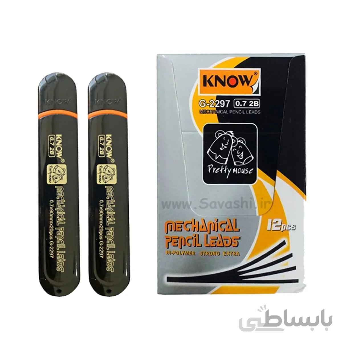 نوک مداد نوکی 0.7 میلی متری know