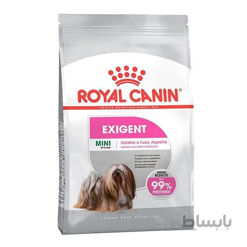غذای خشک مخصوص سگ نژاد کوچک بدغذا وزن 3 کیلوگرم ا Royal Canin Mini Exigent