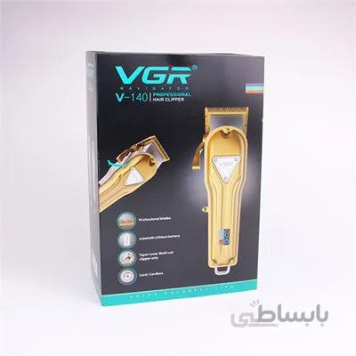 ماشین اصلاح موی سر و صورت وی جی ار مدل VGR V-140 ا VGR V-140 hair trimmer کد 310137