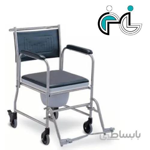 ویلچر حمام و دستشویی استیل FS691S ا Stainless steel bath and toilet FS691S