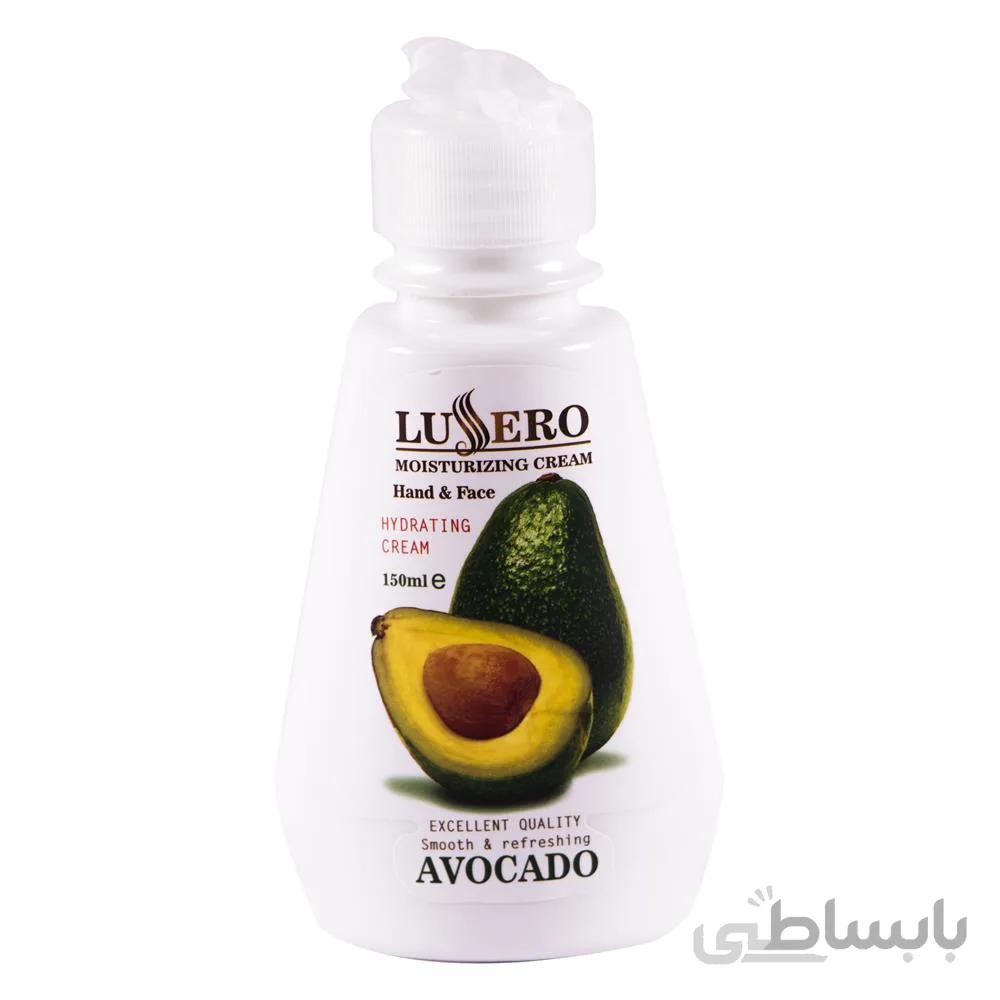کرم مرطوب کننده و نرم کننده لوسرو حاوی عصاره آووکادو ا Lusero moisturizing and emollient cream containing avocado extract