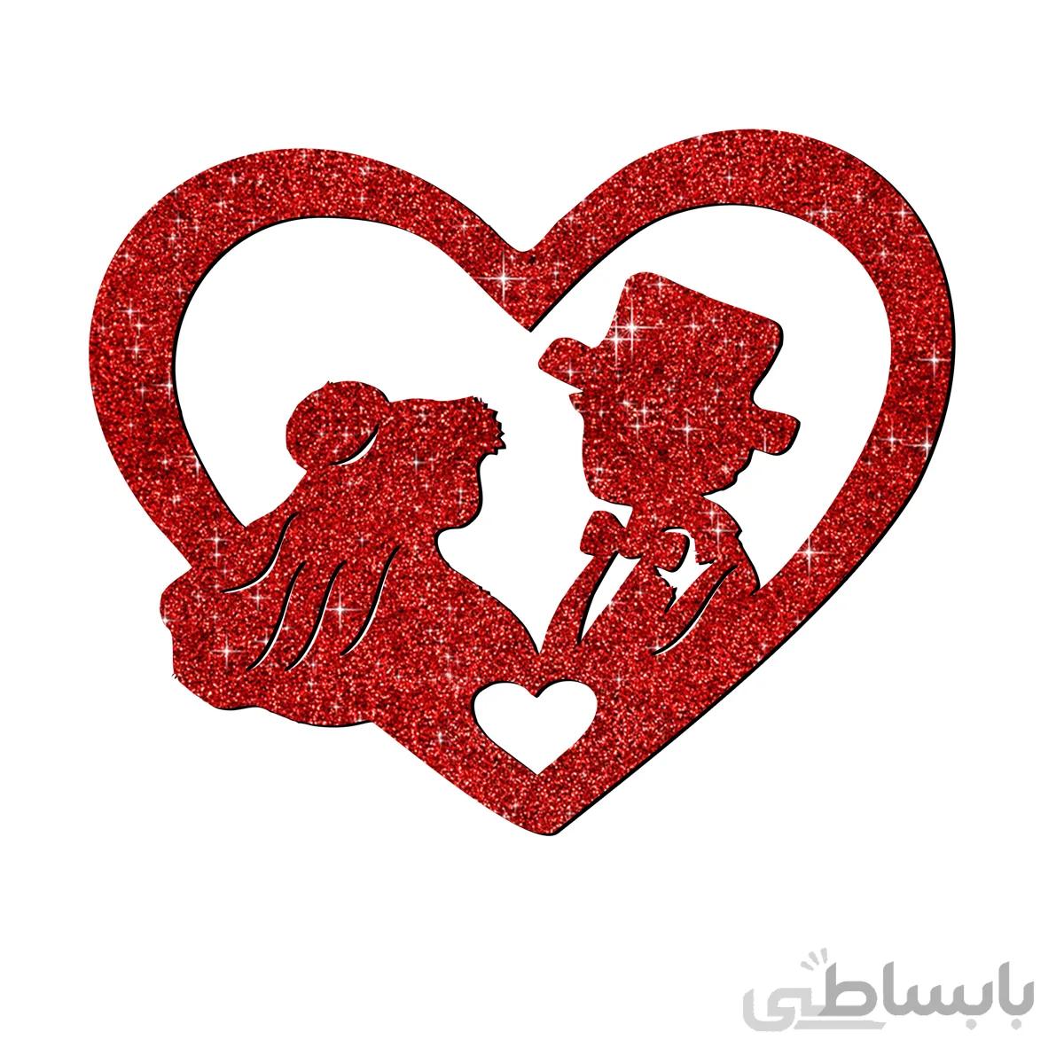 اشکال دکوراتیو فروشگاه اژنگ طرح قلب عشق کد15367729