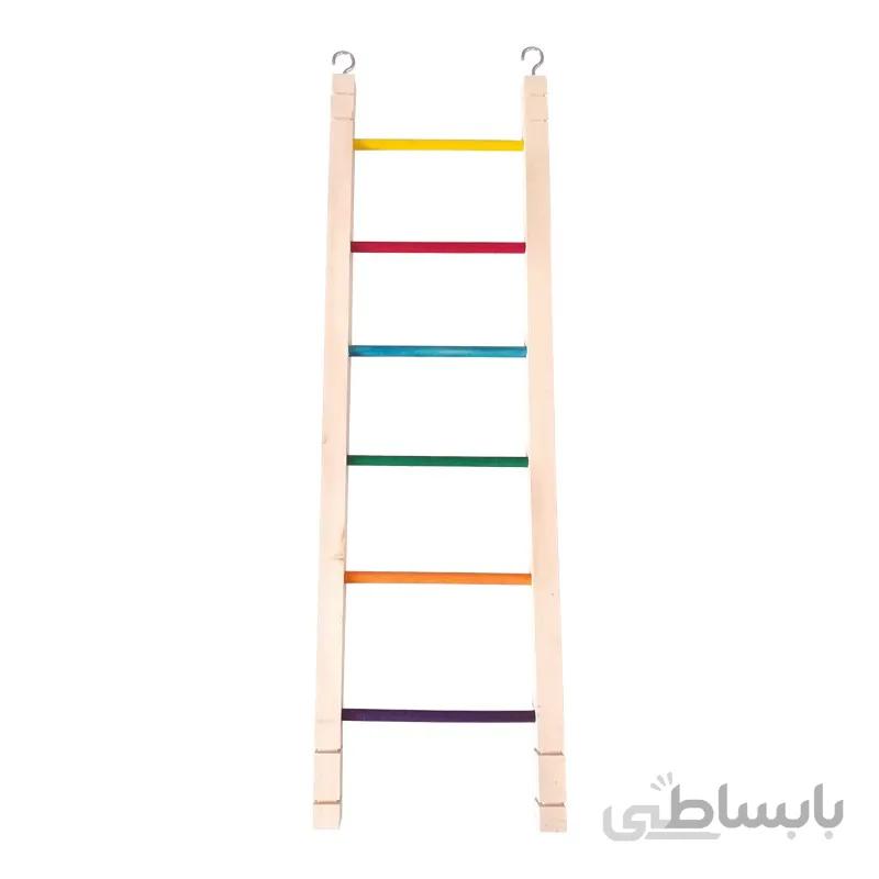 نردبان چوبی بزرگ پرنده و طوطی سانان – نردبان 70 سانتی بزرگ