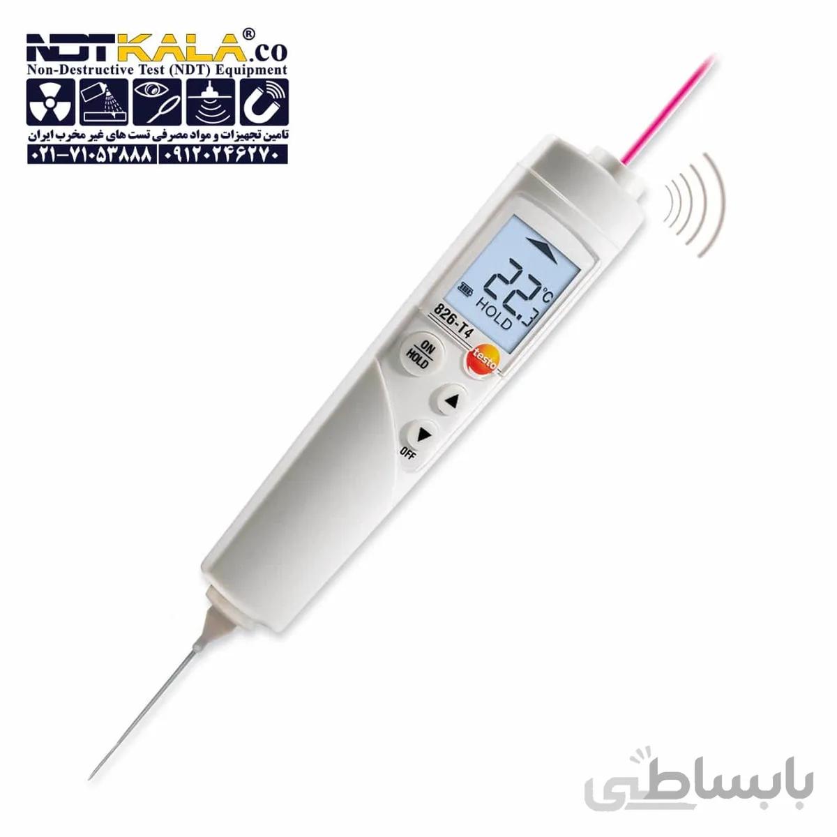 دماسنج نفوذی و لیزری تستو TESTO 826 T4