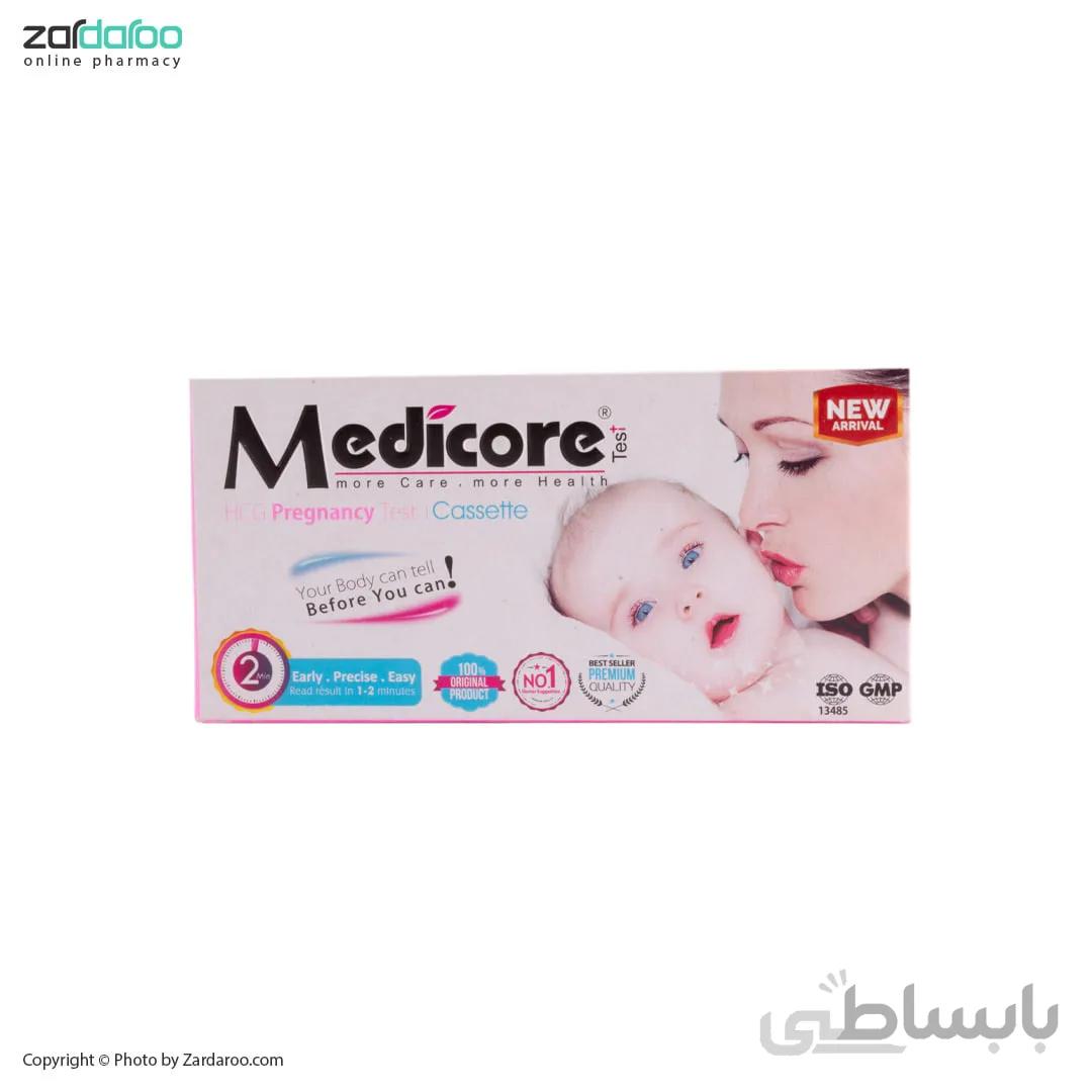 تست بارداری کاستی مدیکور ا Medicore Pregnancy Cassette Test