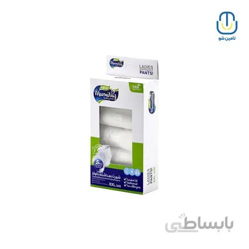 شورت یکبار مصرف بانوان مامی ناز سایز XL ا Maminaz women's disposable shorts size XL