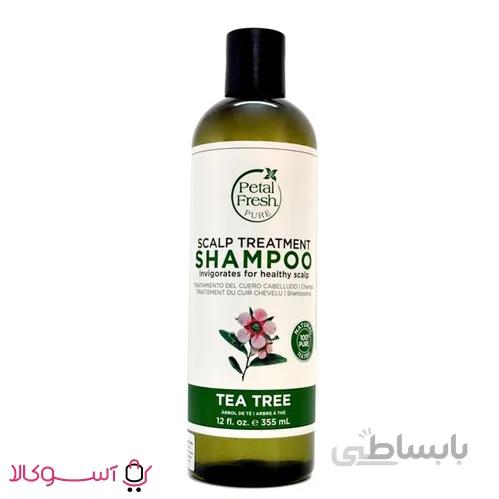 شامپو پتال فرش مدل tea tree حجم 355 میل
