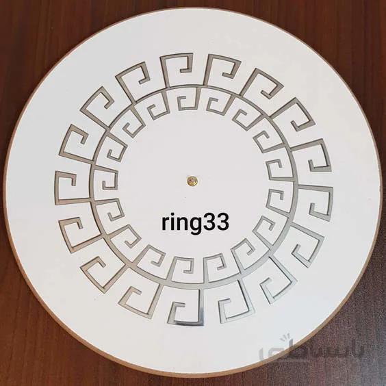 رینگ نقره ای ساعت کد ring33