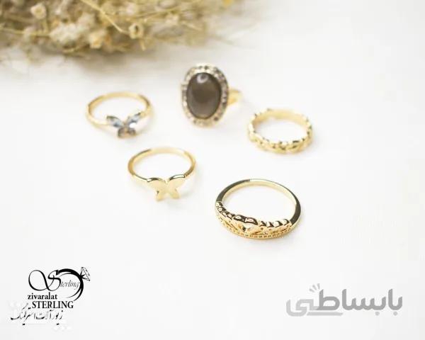 پک انگشتر زنانه کد 5579 کد 645099