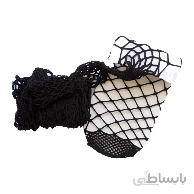 جوراب شلواری فیش نت مشکی درشت