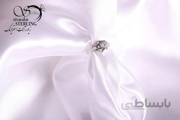 انگشتر نقره زنانه کد 5145