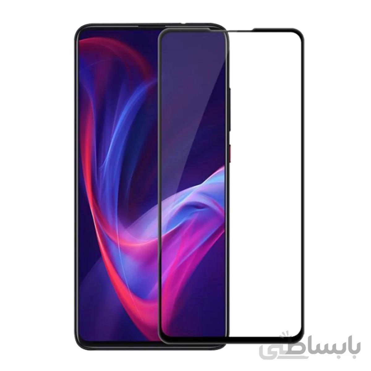 محافظ صفحه نمایش شیشه ای مشکی Xiaomi Redmi K20 - Full Cover (بدون پک)