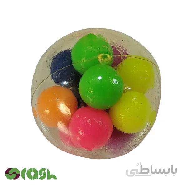 فیجت بال اسکویشی هفت رنگ ضد استرس Squishy mesh balls