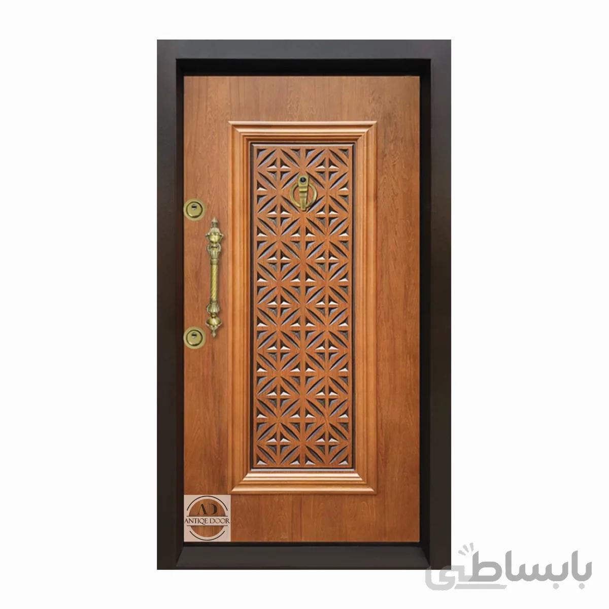 درب ضد سرقت آپادانا روکش راش - 110 * 210 / راست بازشو