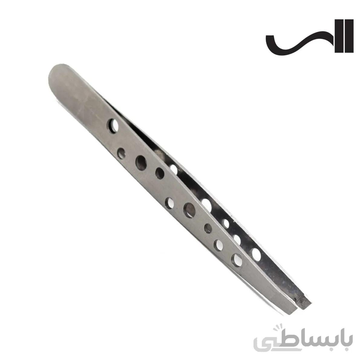 موچین حرفه ای سوراخ دار استیل شی رز Sh-Rose