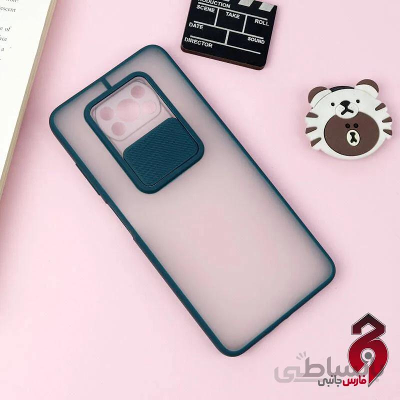 قاب PC مات محافظ لنز دار کشویی شیائومی Poco x3/x3 NFC/x3 pro فیلی