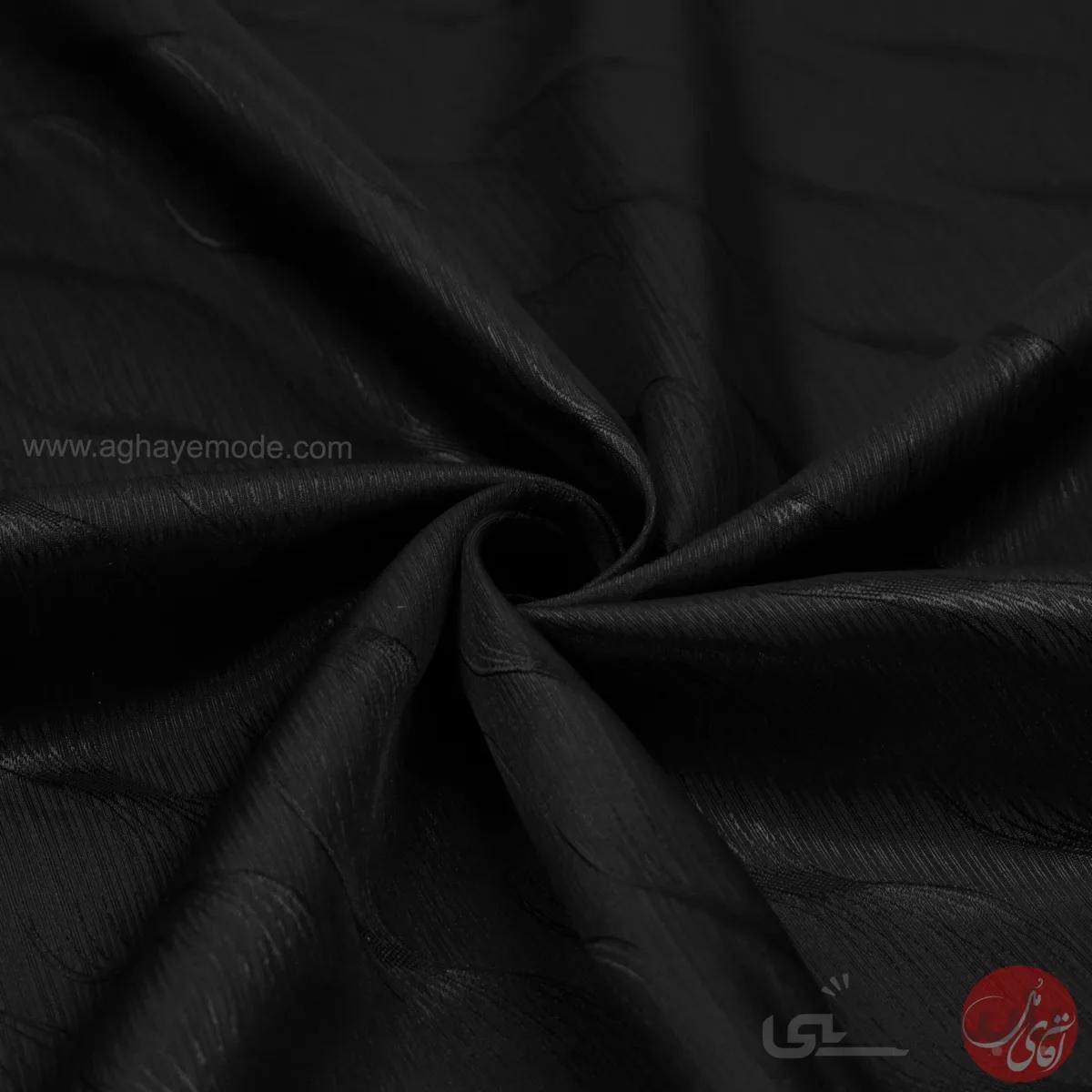 آستری طرح دار مشکی کد 105
