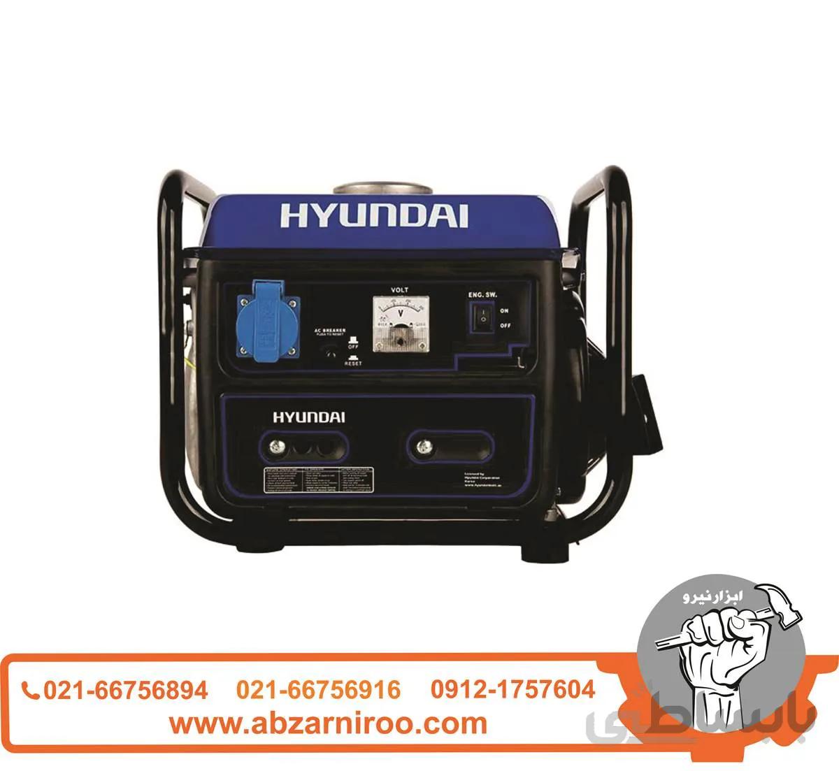 ژنراتور (موتور برق) 800 وات هیوندای مدل HG2010-PG ا مدل HG2010-PG