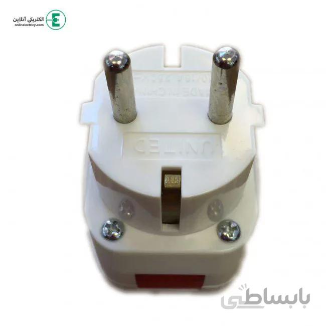 تبدیل دو شاخه برق 3 به 2 ارت دار