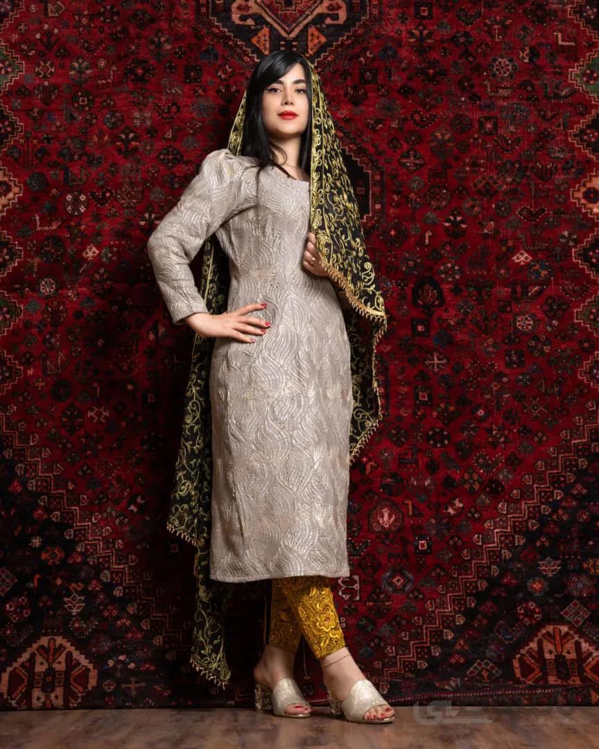 پارچه نخی سیم دوزی h109