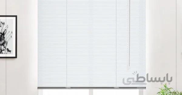 پرده کرکره فلزی 1.6 سانتی‌متر ساده کد 16119