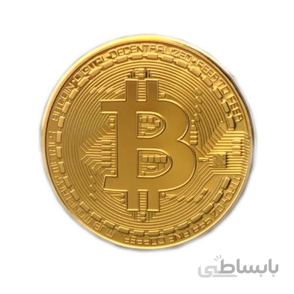 سکه روکش طلایی بیت کوین