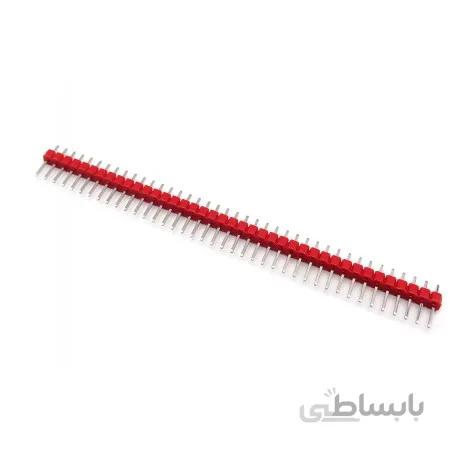 پین هدر 1×40 نری صاف قرمز