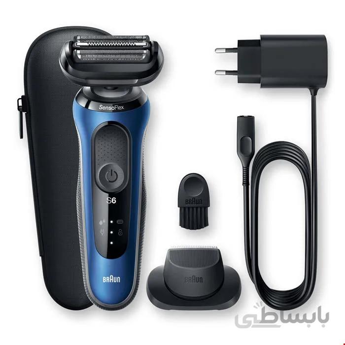 ماشین اصلاح سر و صورت براون Braun Series 6 60-B1200s (ارسال از آلمان 7 تا 14 روز کاری)