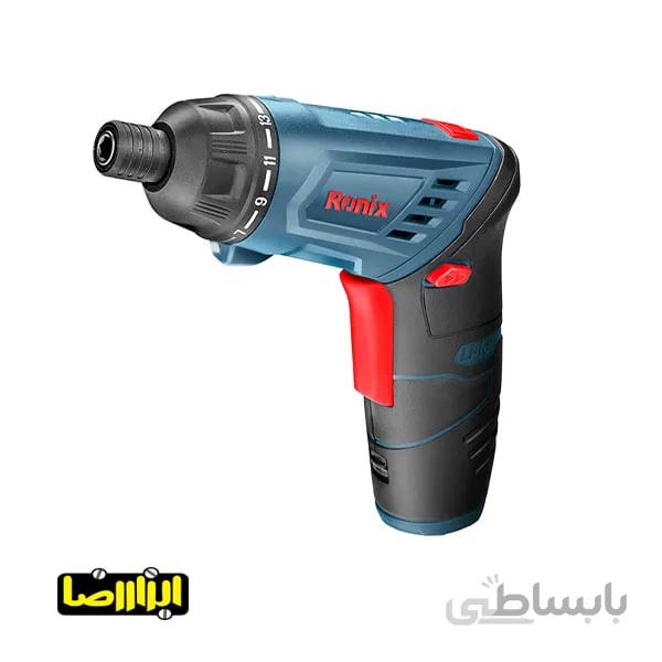 دریل پیچ گوشتی شارژی تاشو رونیکس مدل 8530