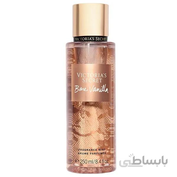 بادی اسپلش ویکتوریا سکرت اورجینال مدل بار وانیل | Victoria’s Secret Bare Vanilla | حجم ۲۵۰ میل ا Victoria's Secret Bare Vanilla Fragrance Body Mist 250ml
